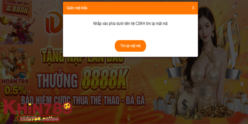 hướng dẫn đăng nhập khin789 khi gặp lỗi